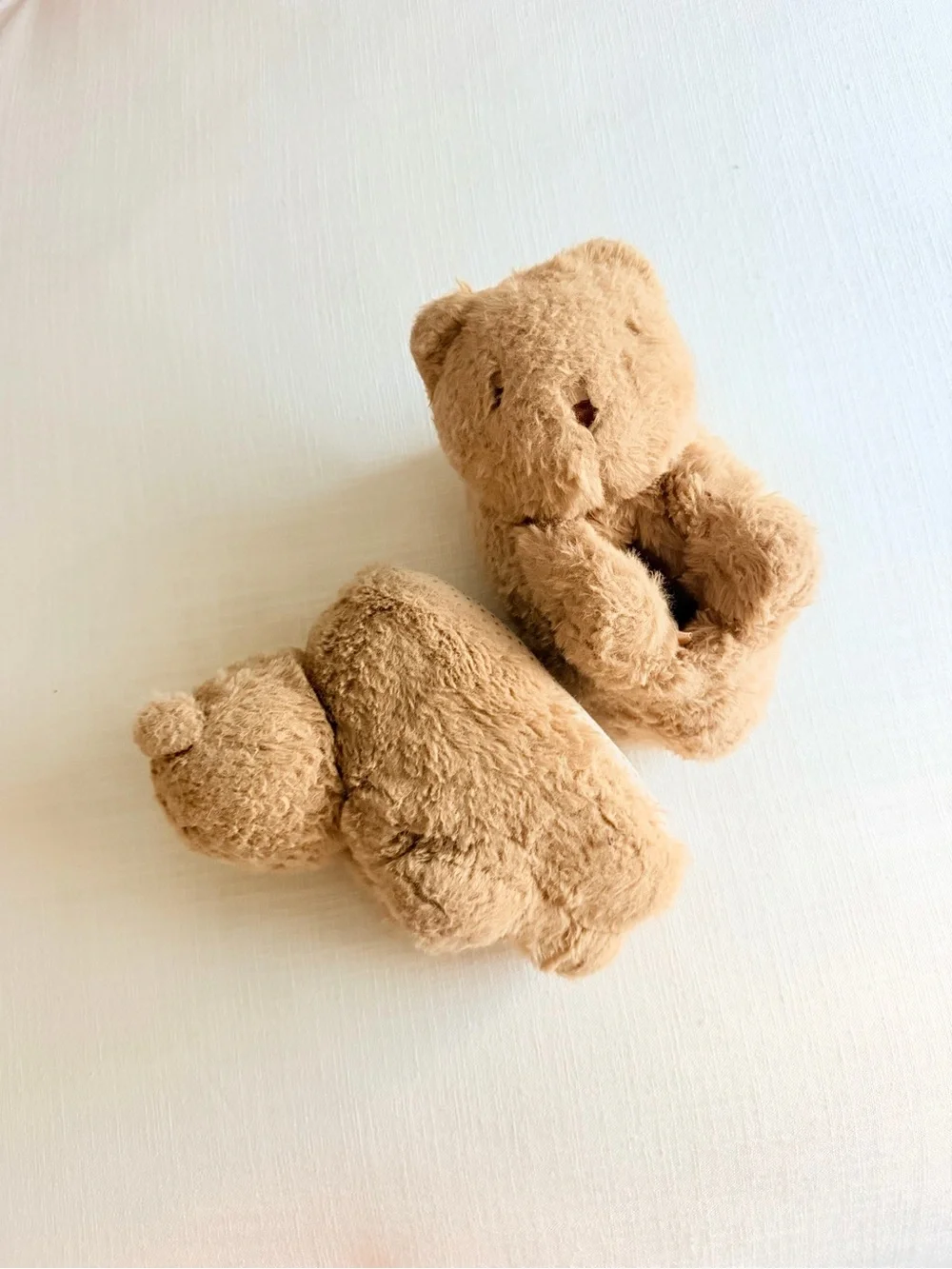 GAP Brannan Bear Fuzzy Teddy Bear Slippers Toddler shoe size 7-8
